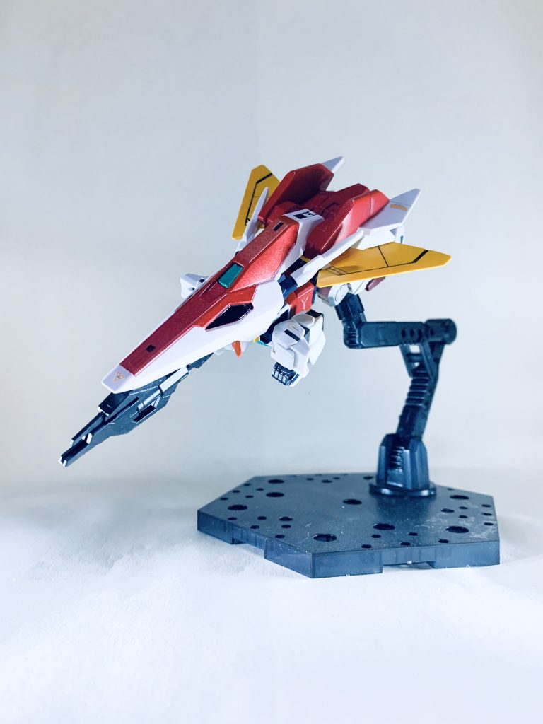 コアフライヤー
シールドに白を足してるのでウイングガンダムのようなコアフライヤーになりました♪