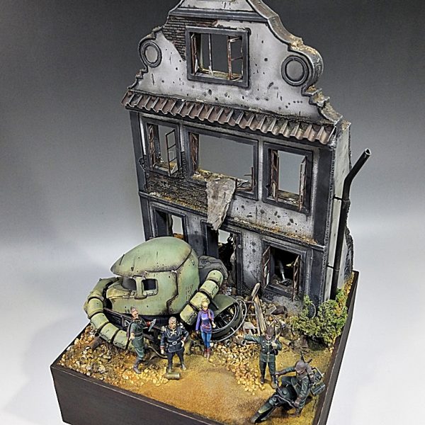 UCハードグラフ　ランバラル隊ジオラマ