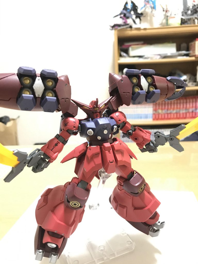 フレキシブルオーガバインダーに内蔵されたGNアイスブラスター
最初メガソニックかと思った