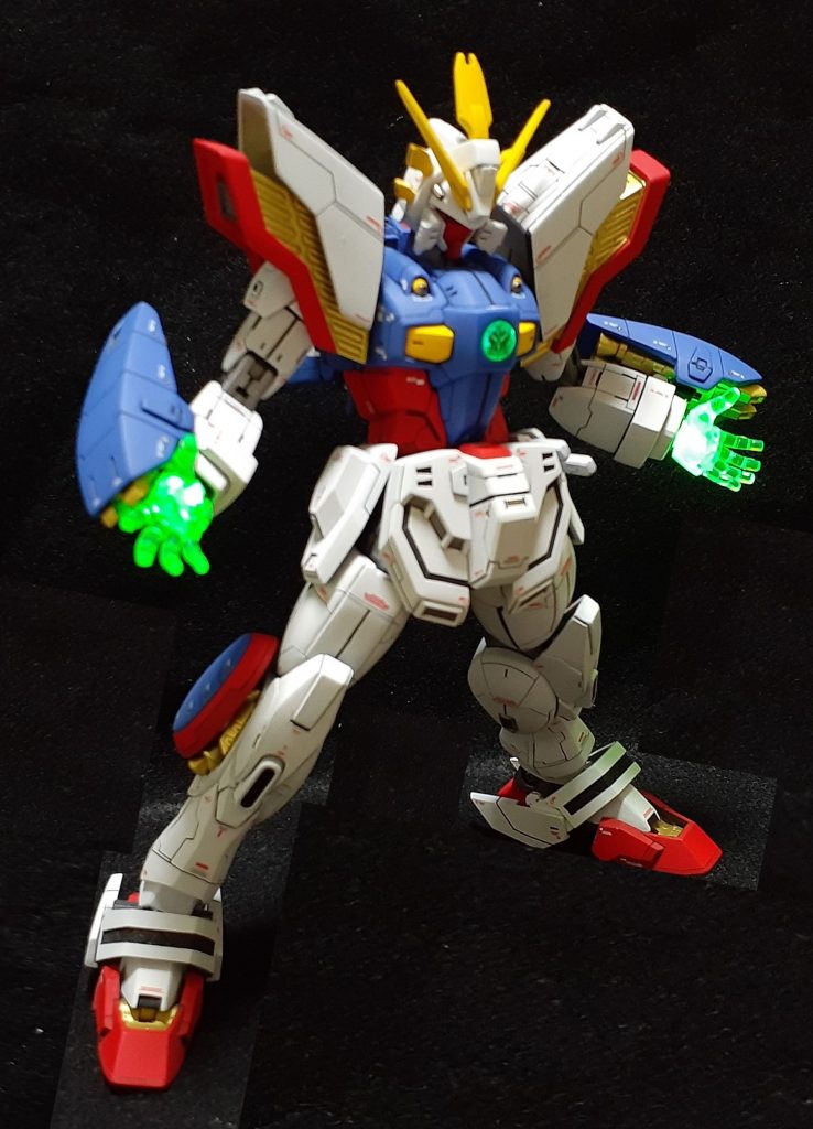 俺のこの手が真っ赤に燃える！両腕にLED仕込みました♡