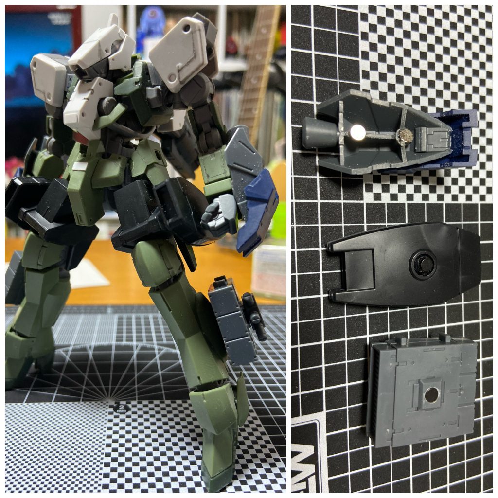 30MMを使い追加装備を。接続はネオジム磁石。
5/3 17:47