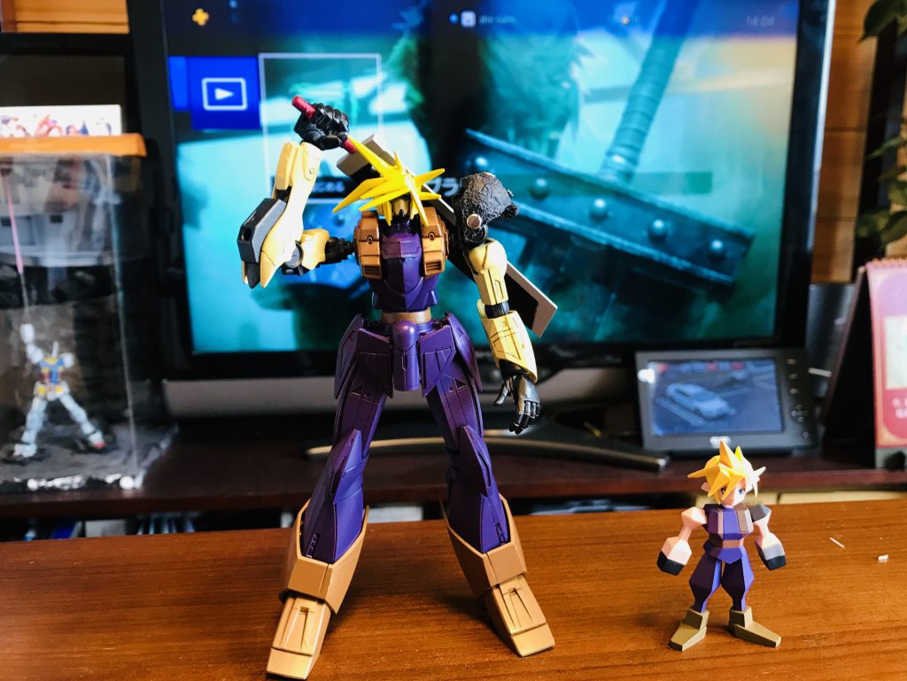 クラウドをバックに^_^