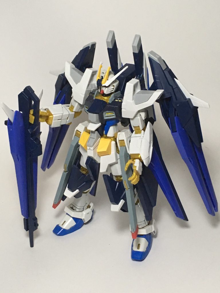 ここからは製作途中になります。
まだドラグーンがHGの状態です。