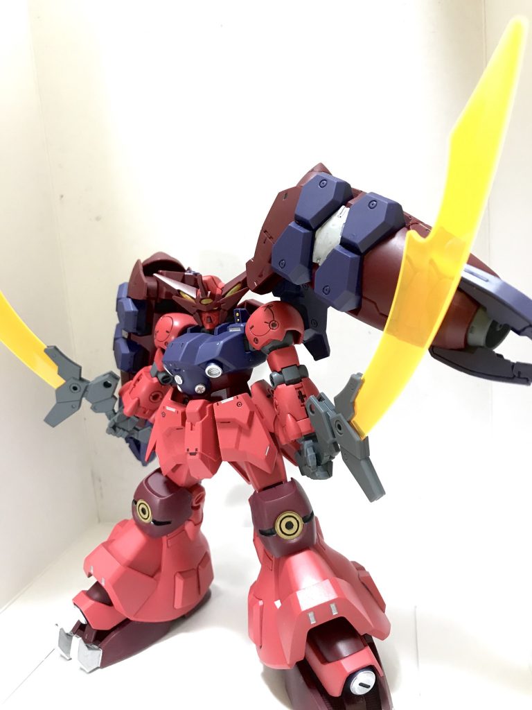 GNオーガソード弐式
大型武器なのでこちらも良く似合う
連結して使用することもできます