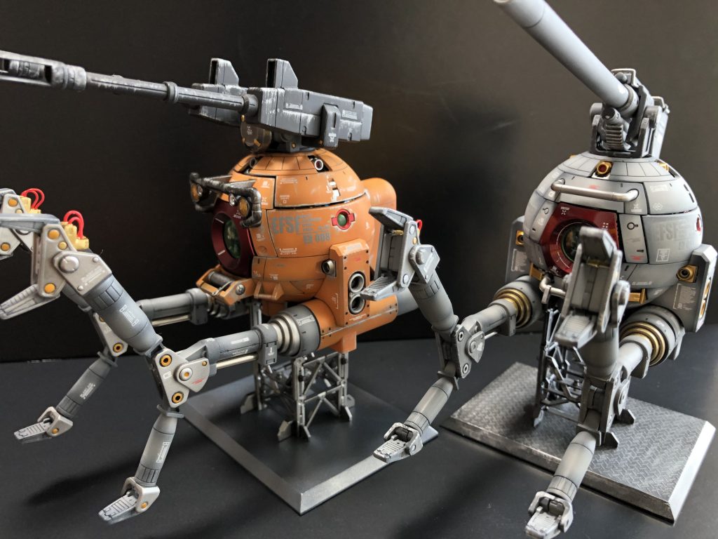 これがどうしてもやりたかった2体同時撮影🤗
MGの存在感もあり迫力満点💯です。動く棺桶なんて可哀想なあだ名があるみたいですが、そんな事はない、劇中でも活躍出来る重厚感と「強さ」を意識して作成しました😁