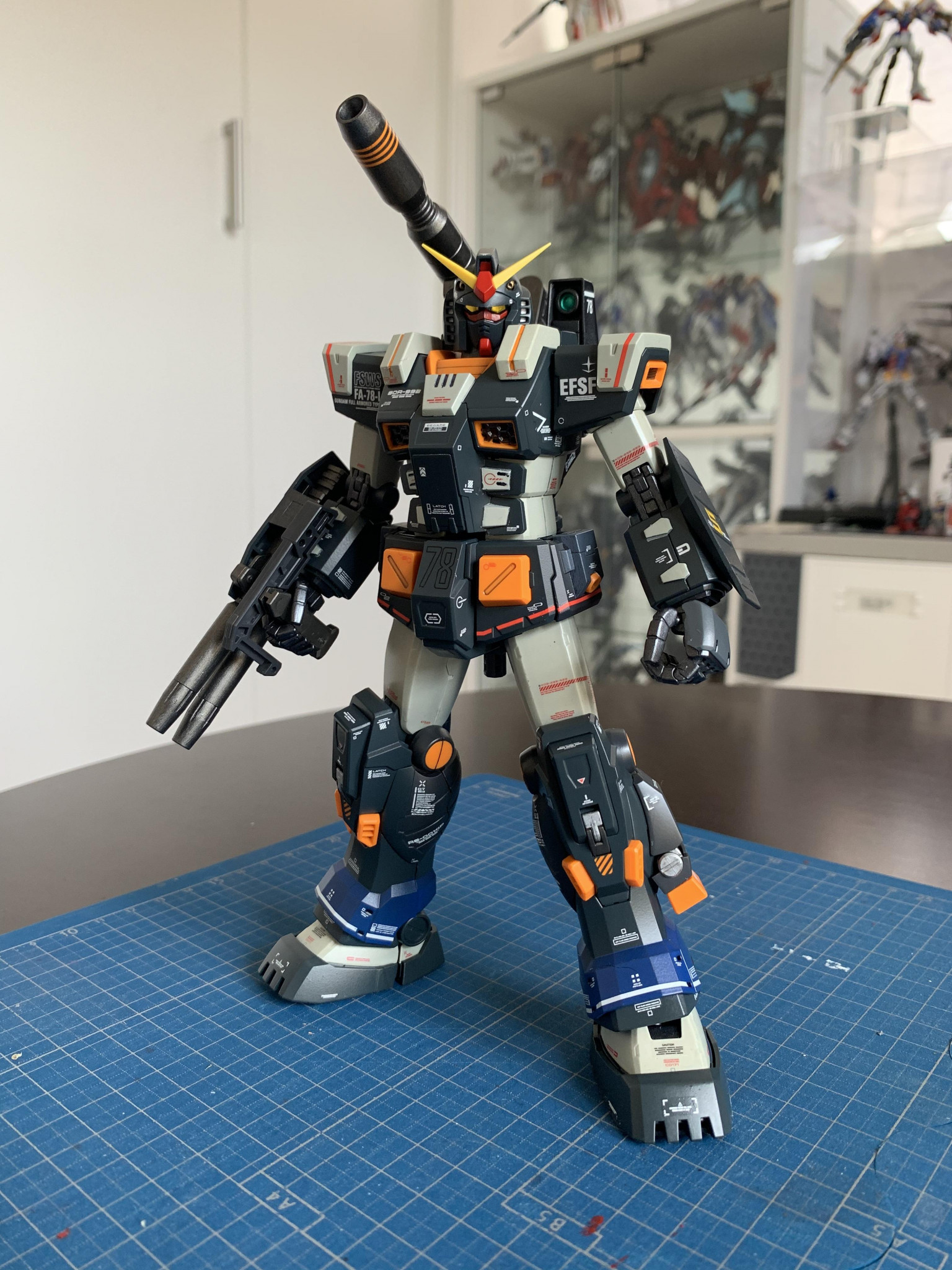 MG フルアーマーガンダム ブルーVer｜147shinさんのガンプラ作品