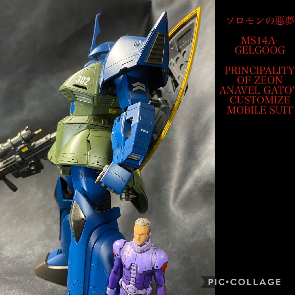 ソロモンの悪夢 1/100MGガトー専用ゲルググ–5枚目/制作者：Sin