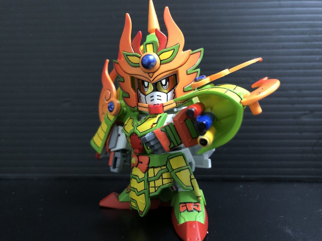 最近BB戦士買うときは、『懐かしい』か、三国志好きなので『三国伝』かで選んでたんですが、この神槍丸は見た目のインパクトで選んでみました。プレミアムバンダイでポチっと。