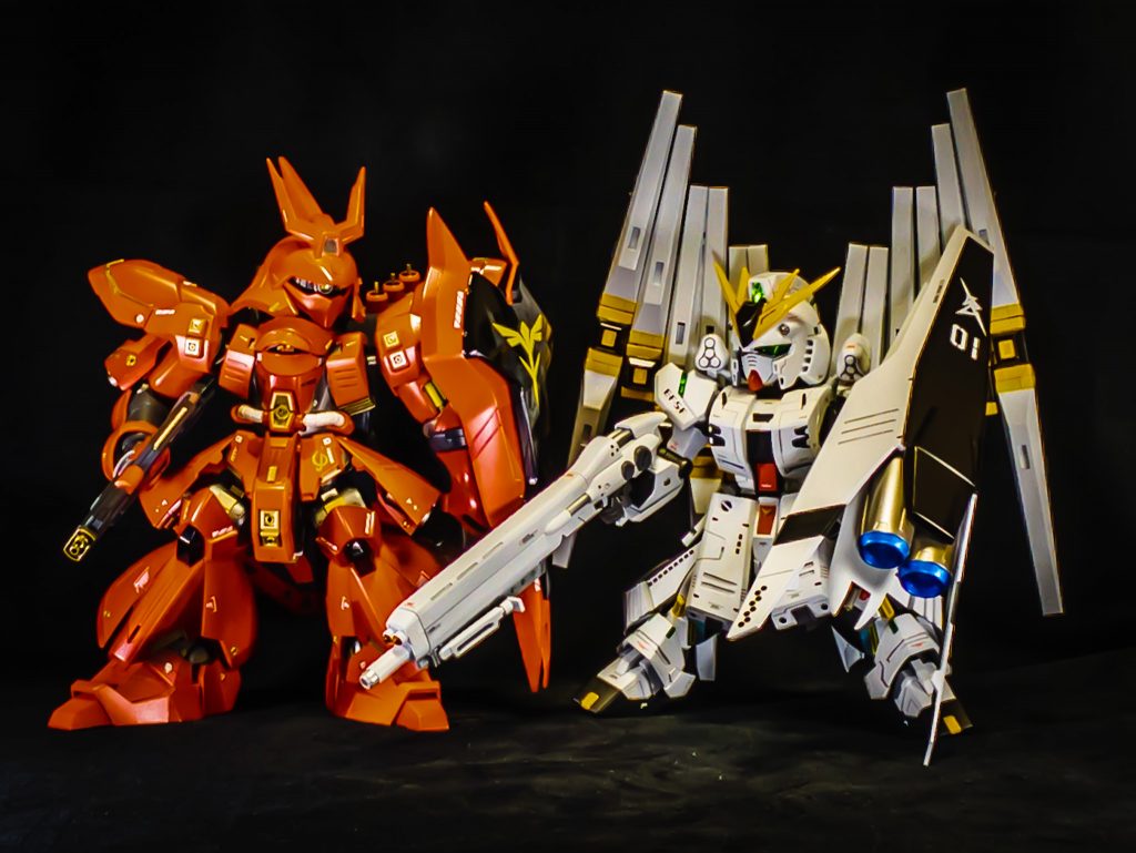 過去作のSDサザビー　と　ツーショット　その2