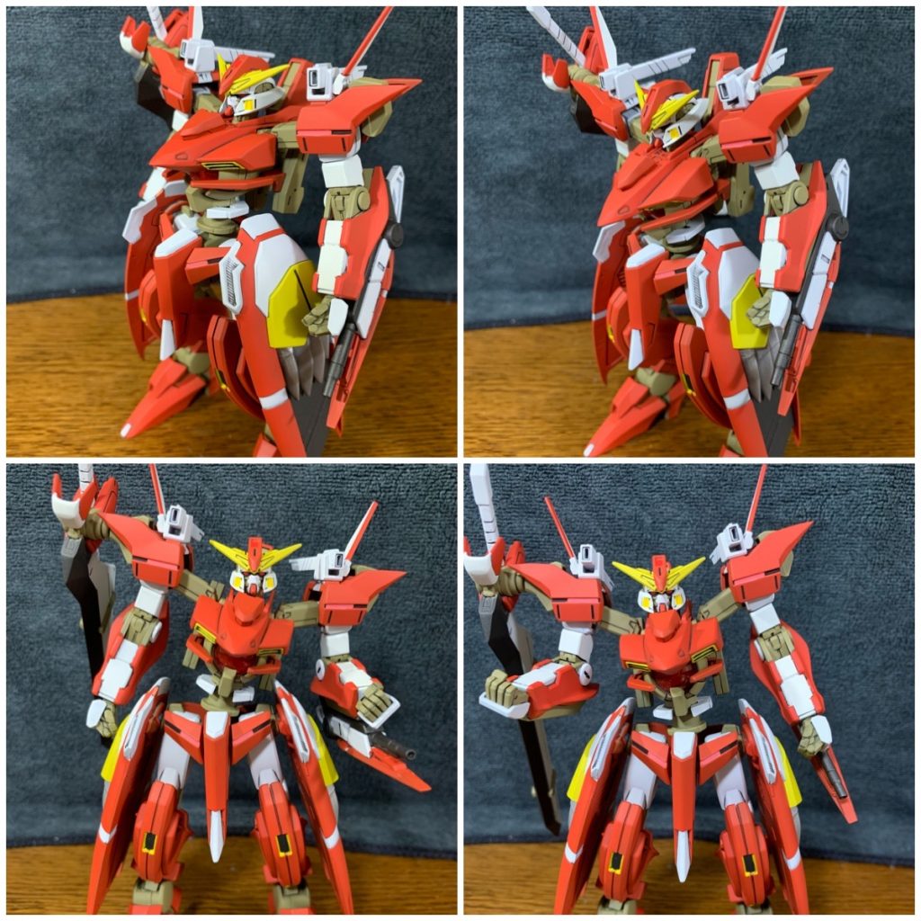 腰にはコトブキヤのボールジョイントキットを使用し、GNドライヴから下を丸ごと取り替えるようにして改造しています。