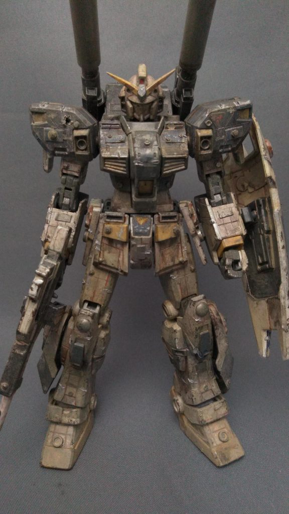 完成の1歩手前位の写真です。
ウェザリングカラーのサンディウォッシュでウォッシングをしました。ここからウェザリングマスターをかけて完成です！