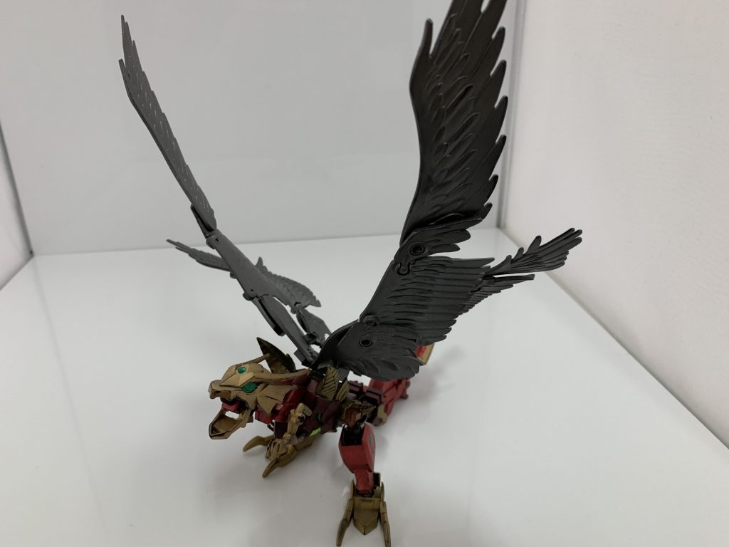 ガンドラゴンモード！
羽がバカデカかったので会社の大きい撮影ブース借りました笑☺︎
この状態なら羽4枚いけます！
