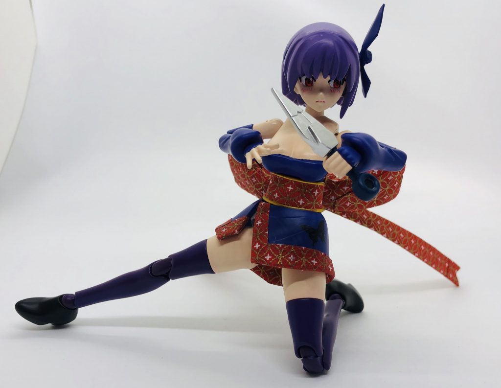 クナイ装備でポーズ🙄