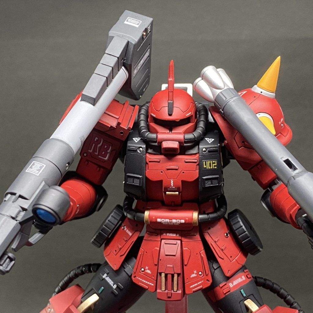 モノアイをVCドームにしてます。
光の加減でキラッと光るので超カッコイイと思ってます。
思うよね?