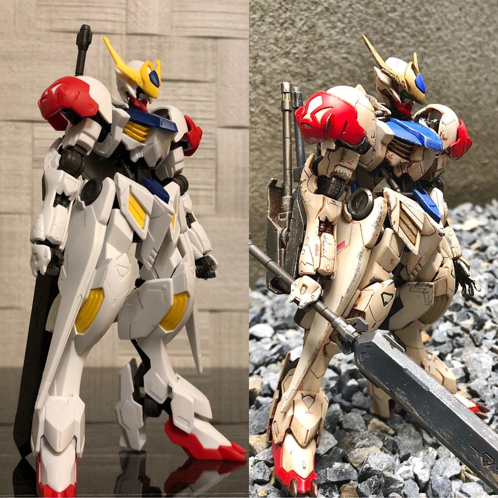 沢山の方に見ていただけて嬉しいので、ビフォアも載せます(ポーズや角度、パーツの違いはご了承下さい…)