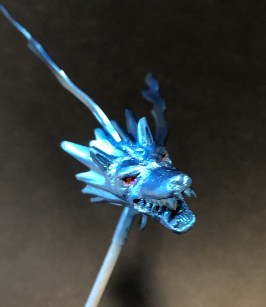 爆狼疾風拳 エフェクト
ビルドバーニングの炎パーツにパテを盛って作成。
長年ガンプラ作っていますが、しっかり動物を模して何かを作ったのは初めてです