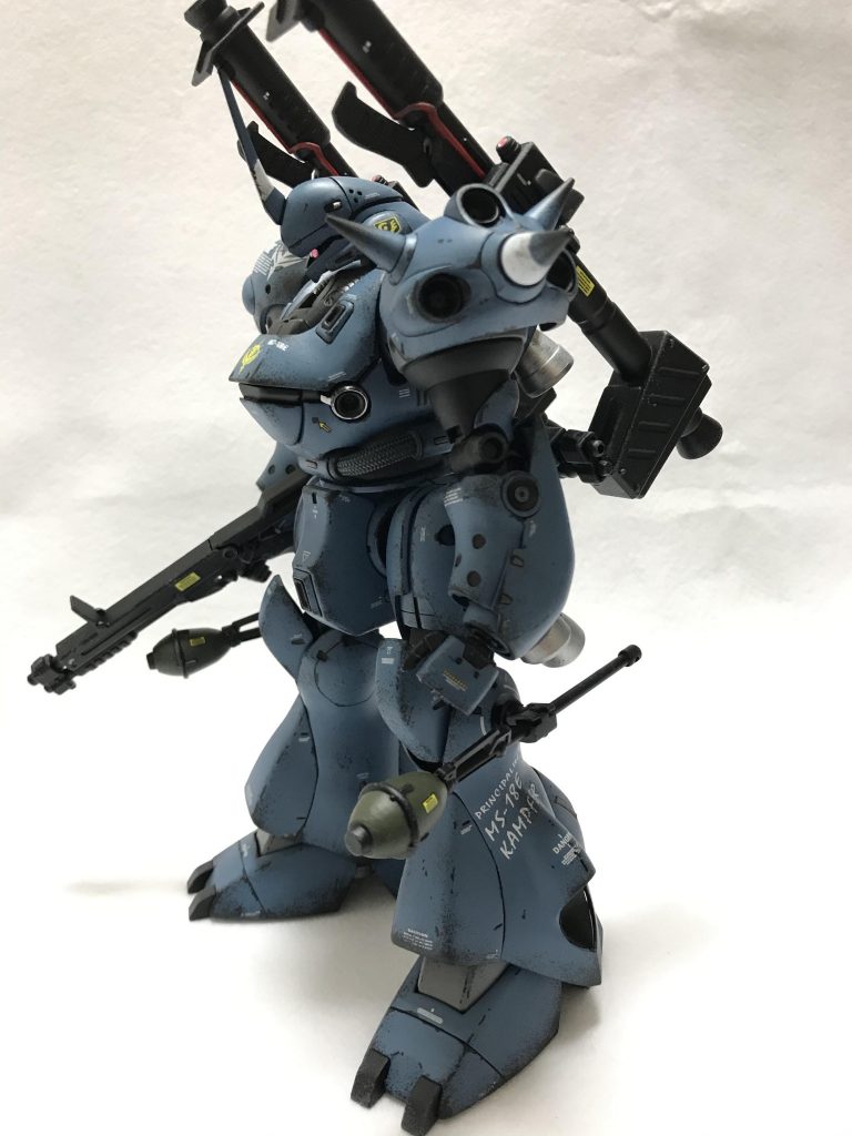 MG 1/100  ケンプファー　ウェザリング–3枚目/制作者：@gyuuuutora