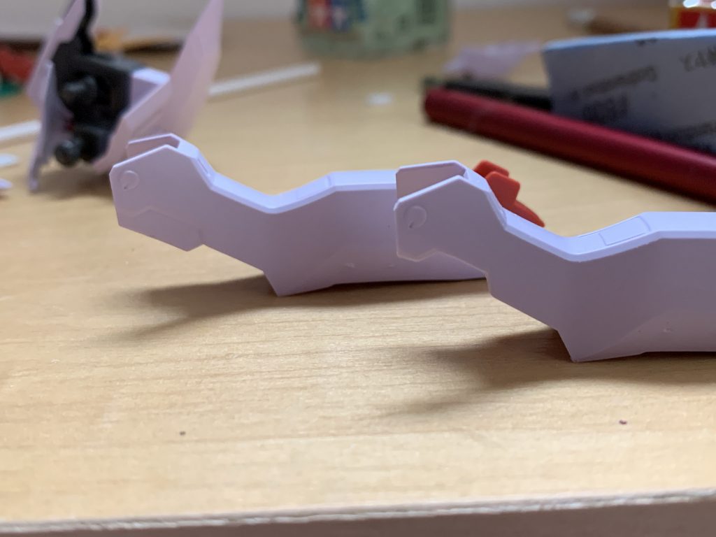 大したことはやってませんが、段差で切断しました。