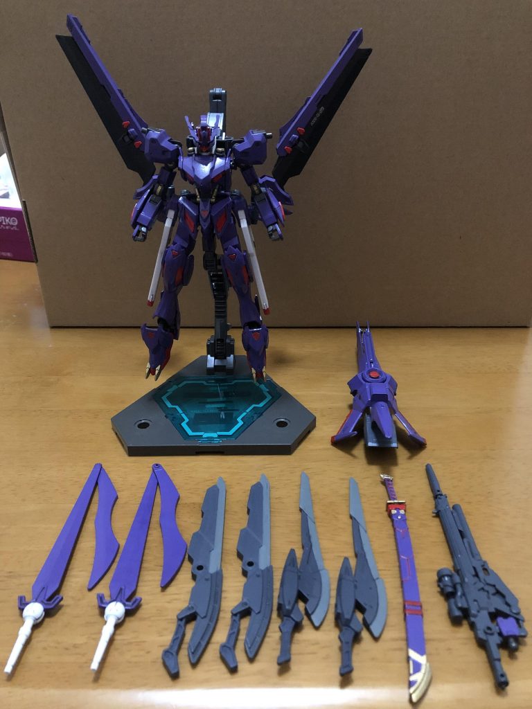 武装一覧。
上から、複合アームドユニット