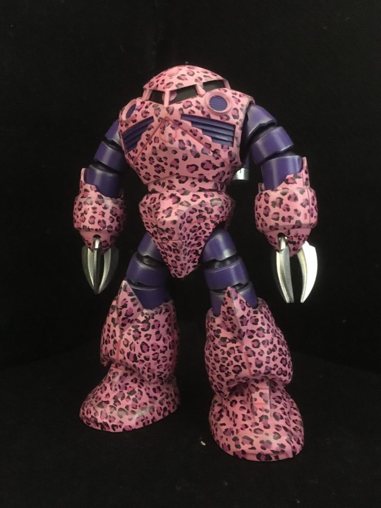 また投稿。私のお気に入り。ピンクヒョウ柄ズゴック。とにかくコロナ対応疲れますね。