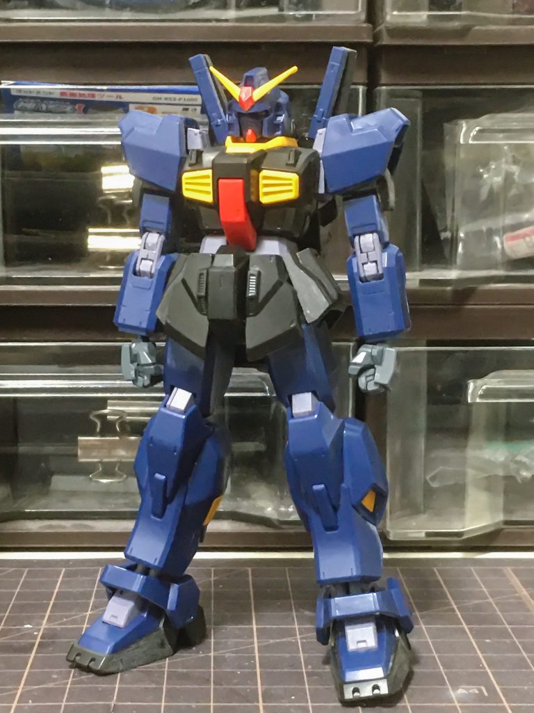 素組みの状態。