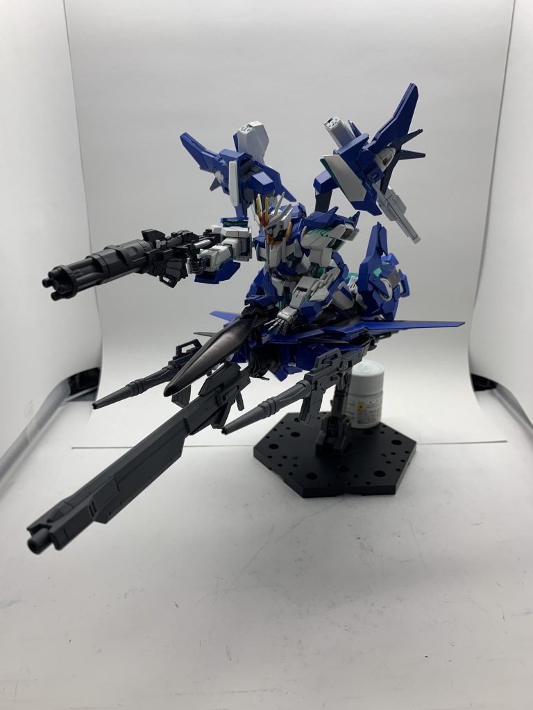 ダブルオーグリッターⅡと組み合わせてガンダムUCのシーンを再現しました