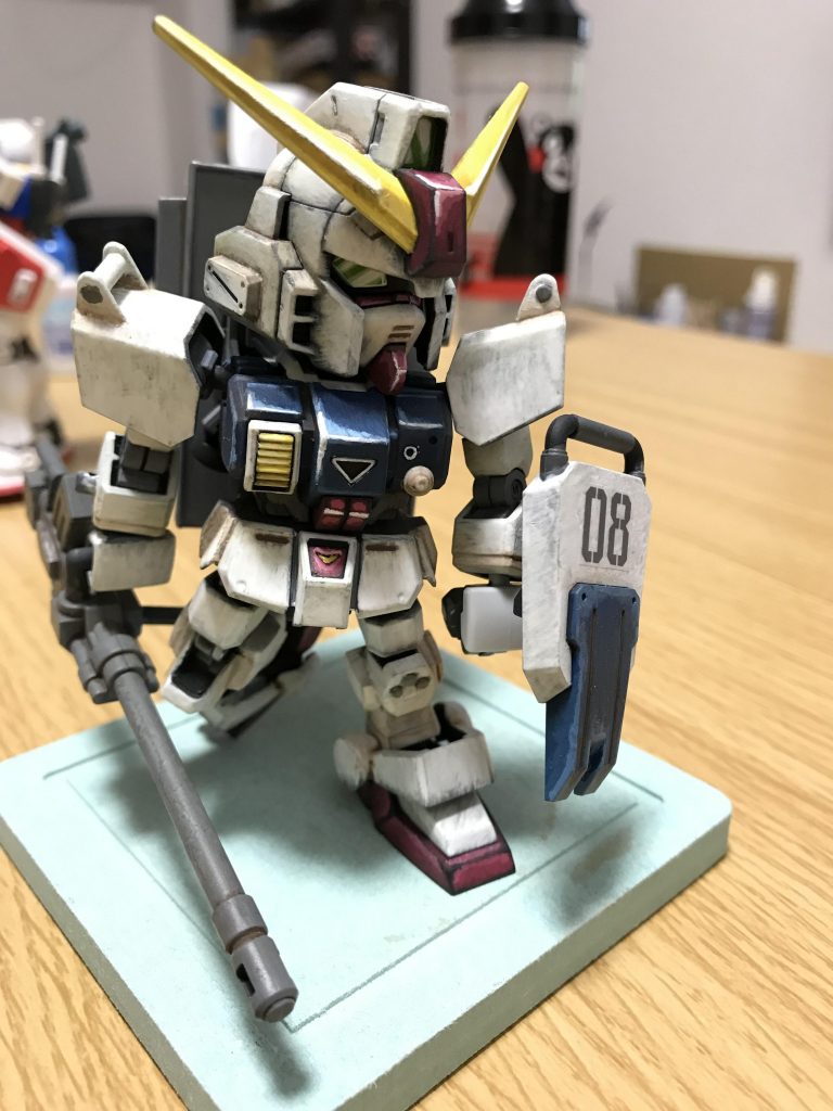 SDCS RX 79-G 陸戦型ガンダム　筆塗り–2枚目/制作者：amx00483gp04