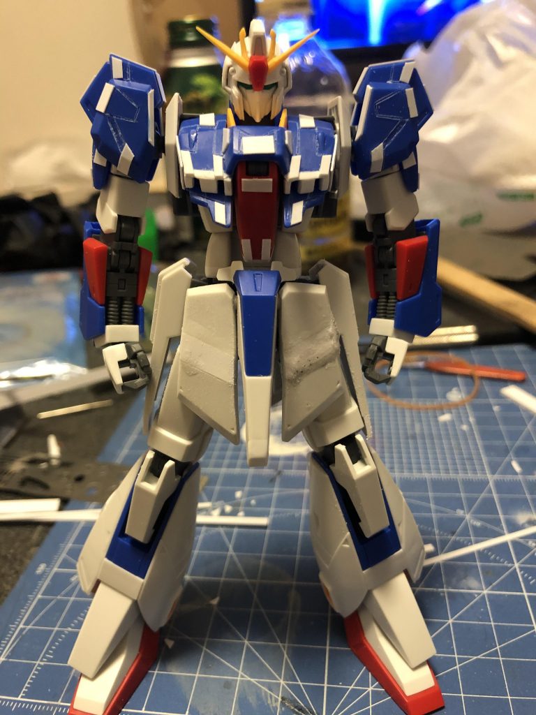 上半身及びスカートの改修中