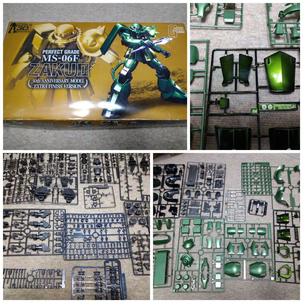 箱絵 30年記念限定品です。パーツリスト