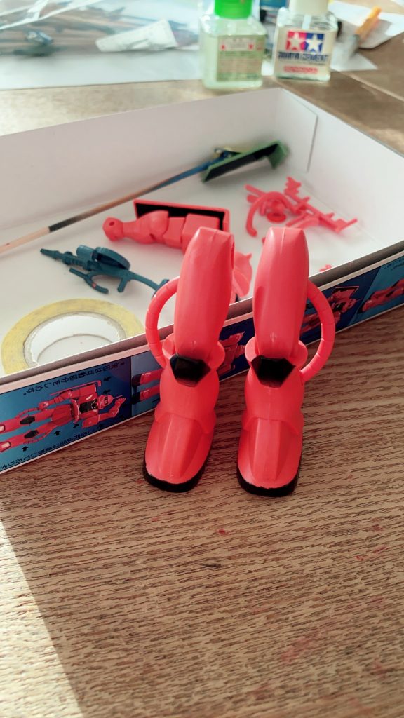 旧キット 1/144 シャア専用ザク–3枚目/制作者：GUNBOY