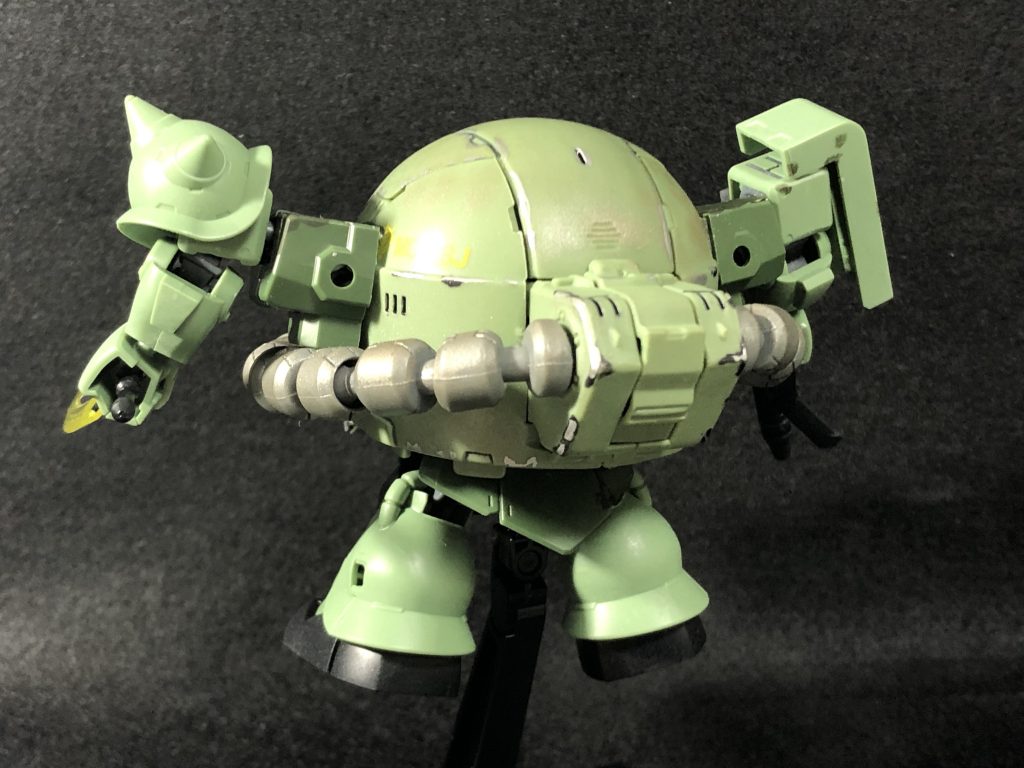 バーニアを付けようかとも思いましたが、イマイチ納まりが悪くて断念しました。