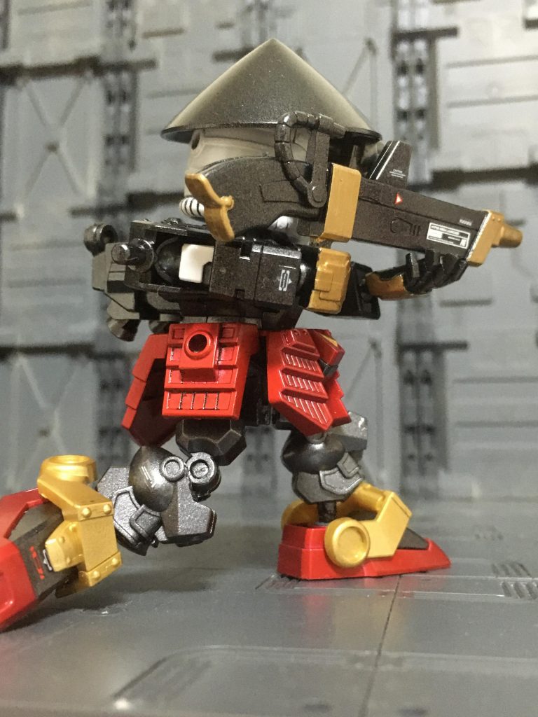 狙撃ポーズで倒れなかったので加工頑張って良かった（ ｉ _ ｉ ）