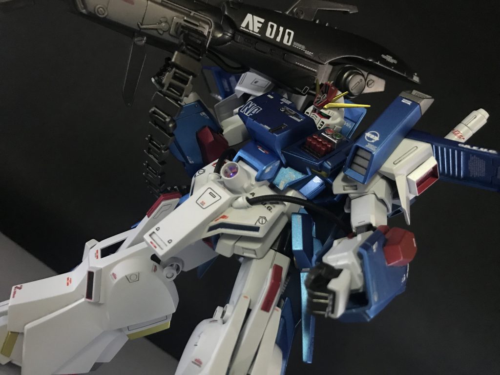 1/144フルアーマーZZはキット化されていませんので、満足度120点です。