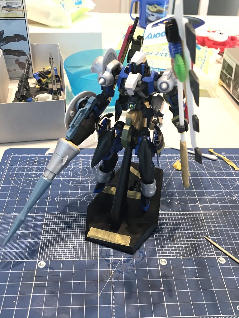 途中経過①
この頃はよくある4足グレイズのイメージで作成しておりました。