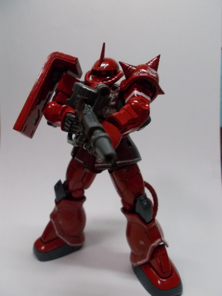 HGシャア専用ザクⅡ　赤い彗星ver–3枚目/制作者：ざくすけ