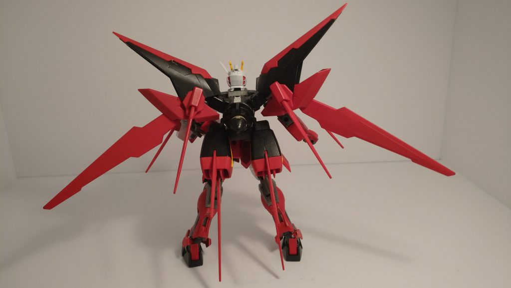 バックショット。ダークマターブースターにエールのスラスターを無理矢理付けました。