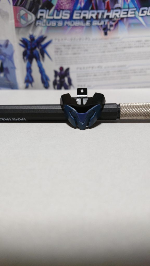 塗装前の胴体アーマー。