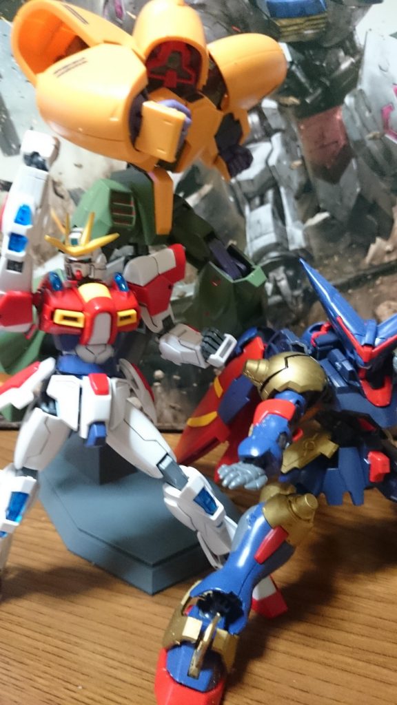 オマケ。我が家の格闘機たち
え、1機格闘機じゃないのがいる？いやいや、アッシマーといえばデンプシーロールでしょ(アーケード並感)