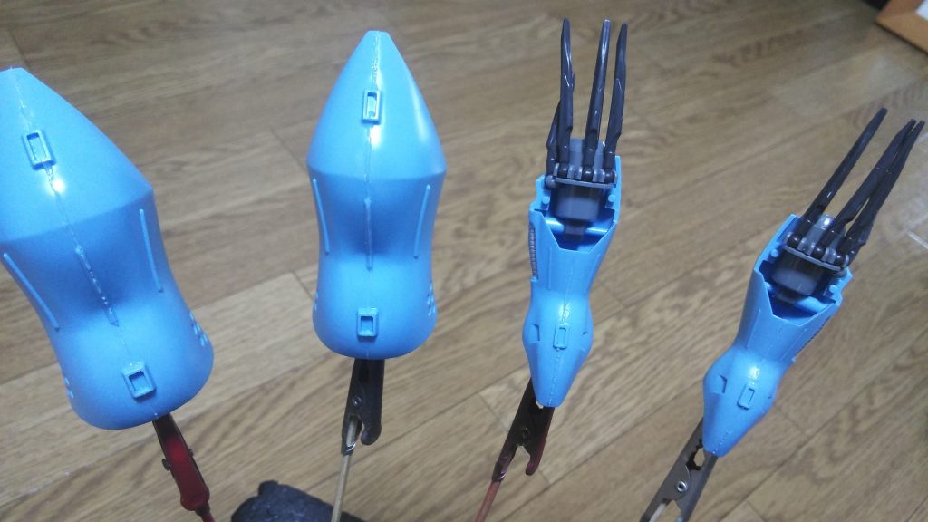 今更じゃけど初めての合わせ目消しに挑戦しました。