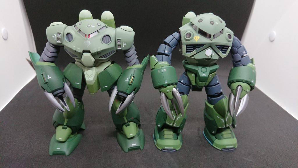 ズゴックとお揃いになるように塗ったけど微妙にこれじゃない感