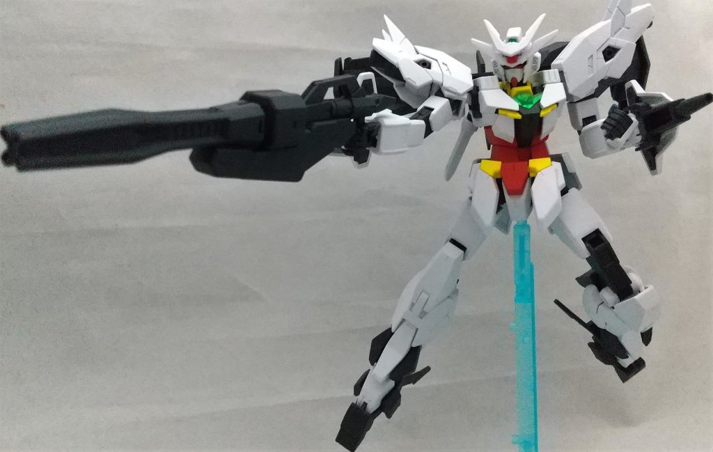 ビームガトリングを構えて。