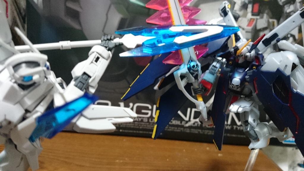 準決勝!継続的な補給があったとはいえ、ソレスタルスフィアの3機相手に単騎で渡り合えたのはとんでもないっス。ルーカスは単純な1on1 だと、劇中の全国大会・中高生の部に出場した選手の中で最強では