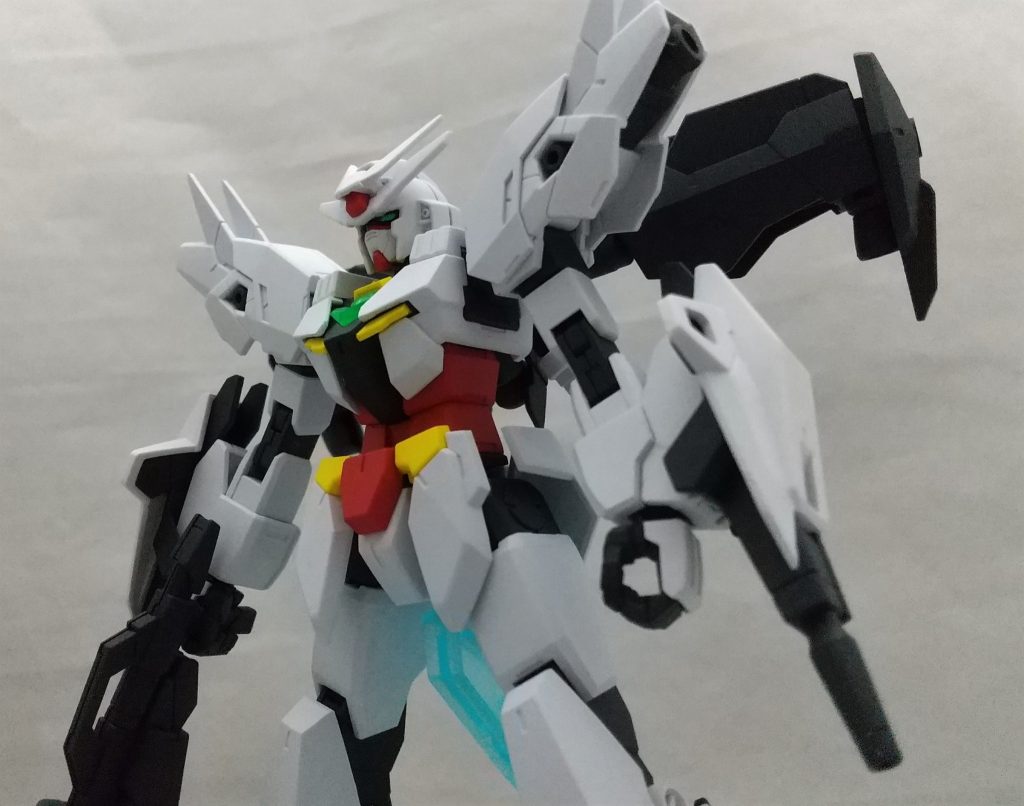 やや下からのアングルで。