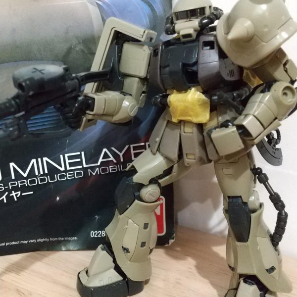 【6歳ガンプラ】 RG ZAKU MINELAYER