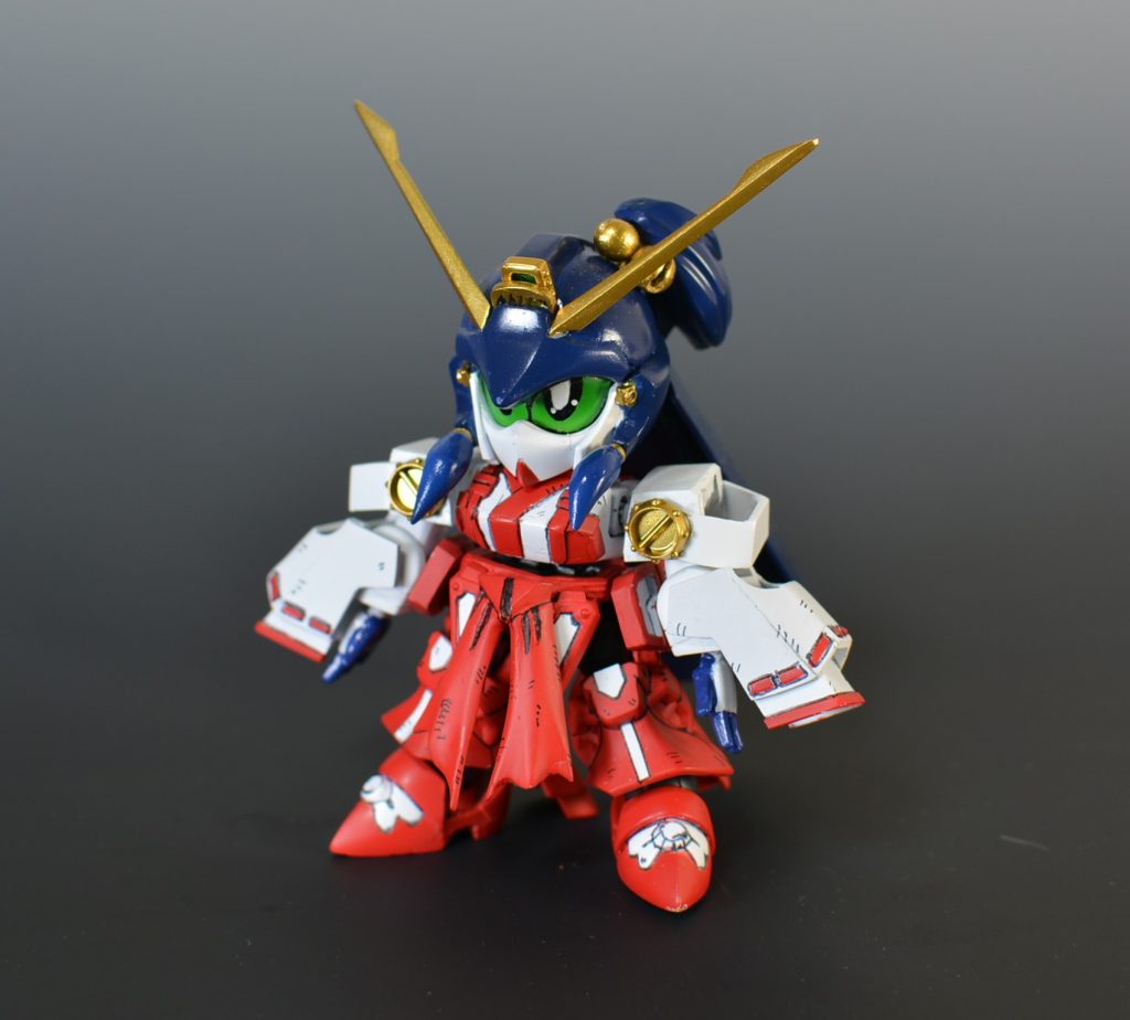 髪：ツヤ、服：つや消し、肌：半艶ってな感じで塗り分けてます。