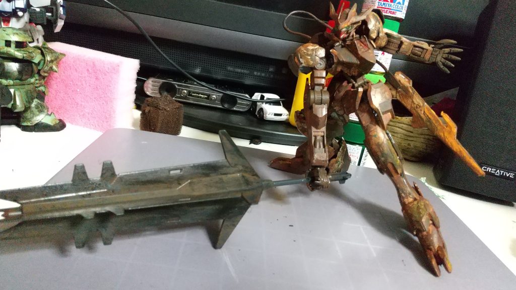 初めての汚し塗装…錆塗装かな–2枚目/制作者：Rintan