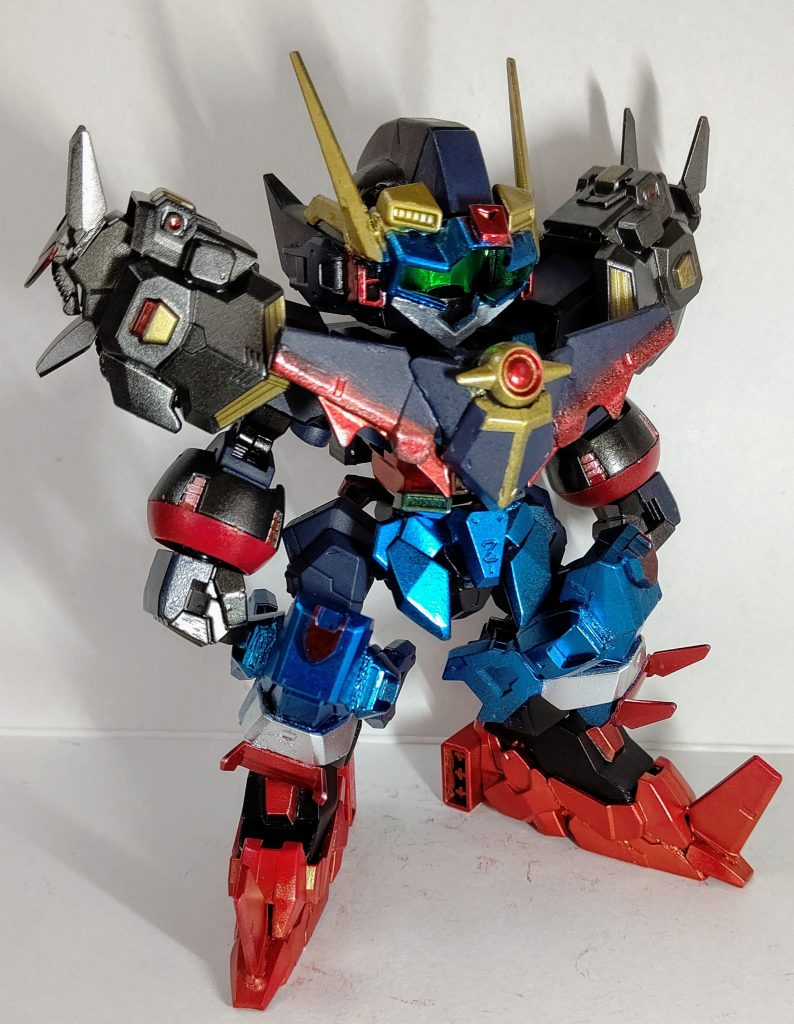 GM-RX形態
差し替えではなくパーツ装着での変形になります。