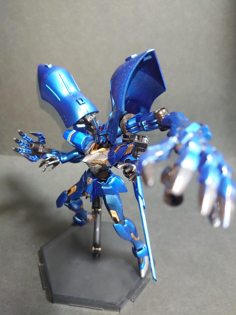 椀部が延長されたことで可動域が広がり、より広域の敵を攻撃可能に。