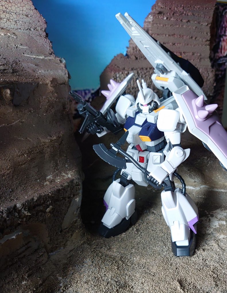 素組み、墨入れなし。テストショット。