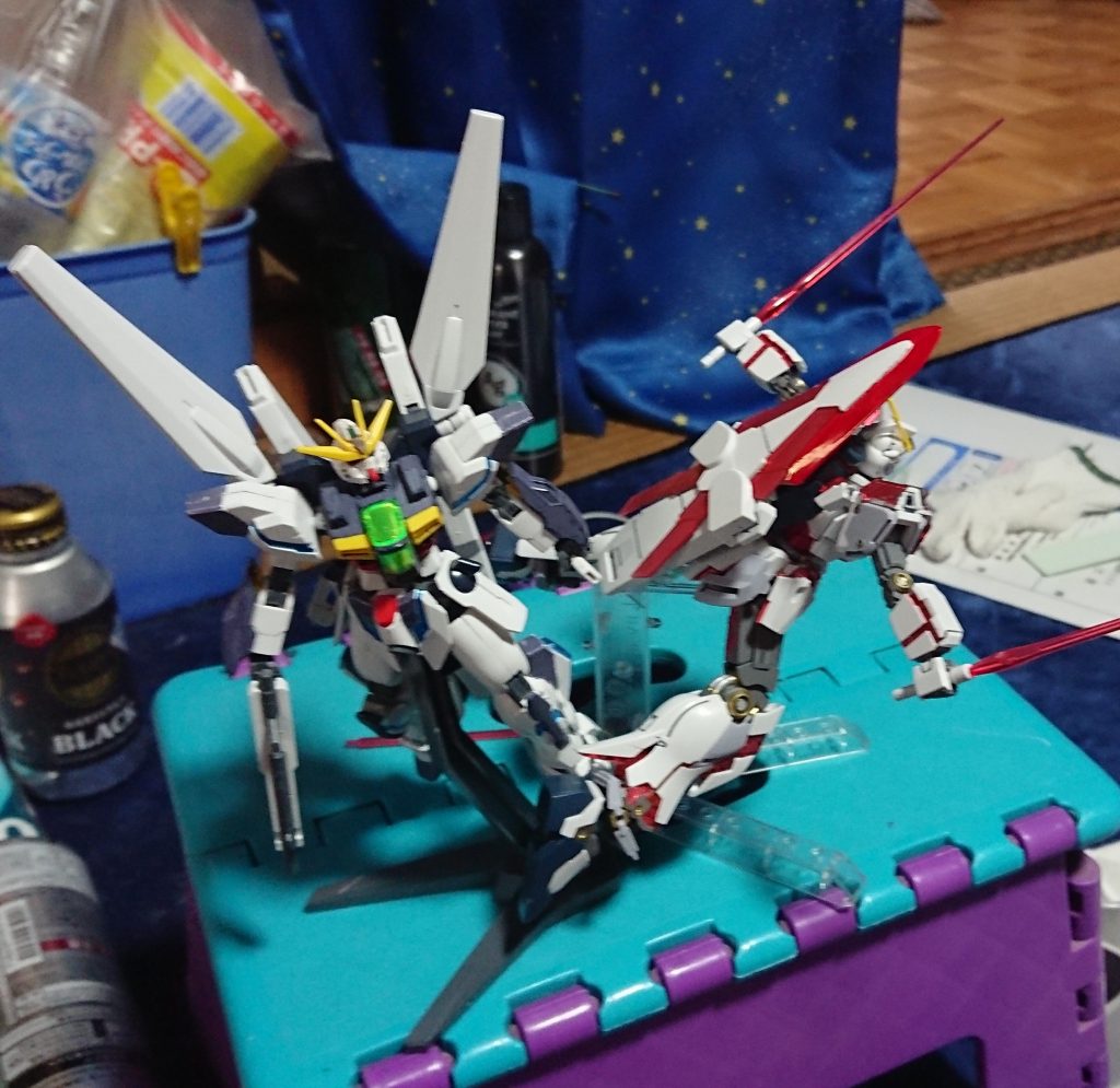 という訳でナラティブC装備でした、イケメン機体ながら劇中の活躍も多種多様、特に初登場のvigilante流しながらフェネクス追うシーンはかっこ良かった!
それでは今回はこれにて